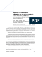 Repercusiones Familiares Originadas Por La Enfermedad y Hospitalacion Pediatrica