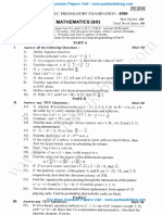 2nd PUC Mathematics Jan 2016 PDF