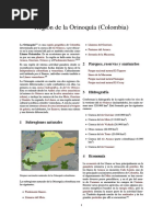 Región de La Orinoquía La Mamona (Colombia)