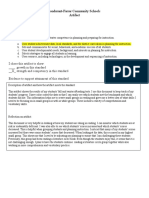 Bondurant-Farrar Community Schools Artifact Artifact Title: Areading Data