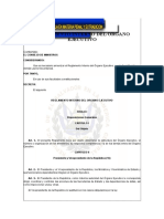 Reglamento Interno Del Organo Ejecutivo