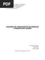 Esquema Del Presupuesto General de Ingresos y Egresos Del Estado