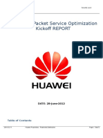 3G Cluster Packet Service Optimization Report