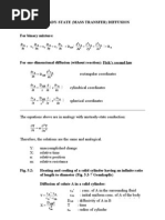 Unsteady State Diffusion