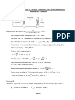 ESO 203A: Introduction To Electrical Engineering (2014-15 Second Semester) Assignment # 6 Solution