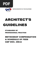 ARCHITECTS GUIDELINES - UAP Doc 208-A PDF