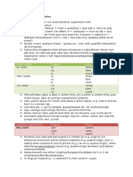 Grammar Notes French & German