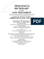 THEOLOGICAL Dictionary of The New Testament PDF