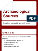 Archaeological and Written Sources