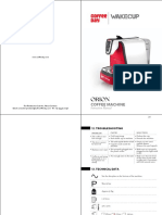 Cafe Day Orion Coffee Machine Instruction Manual