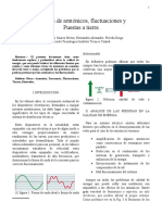 Analisis de Armonicos Fluctuaciones y Puestas A Tierra