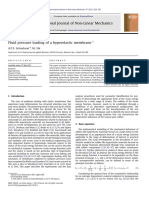 Fluid Pressure Loading of A Hyperelastic Membrane