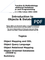 Introduction To Objects & Databases: Theory, Practice & Methodology of Relational Database Design and Programming