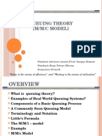 Queuing Theory (M/M/C Model) : "Delay Is The Enemy of Efficiency" and "Waiting Is The Enemy of Utilization"