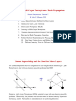 Learning in Multi-Layer Perceptrons - Back-Propagation: Neural Computation: Lecture 7