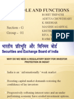 SEBI Role and Functions Presentation