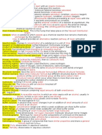 AQA A Level Chemistry Unit 4 Definitions