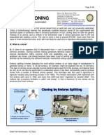 Animal Cloning PDF