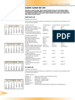 Academic Calendar 2007-2009: June 2007