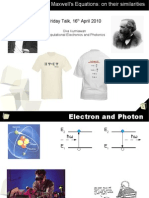 Schrodinger and Maxwell Equations: On Their Similarities