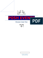 Posh Events Business Plan