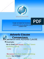 Chapter 6 - Adverb Clause Connectors