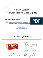 CHEM 212 - Recrystallization