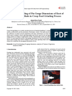 Statistical Modeling of Pin Gauge Dimensions of Root of Gas Turbine Blade in Creep Feed Grinding Process