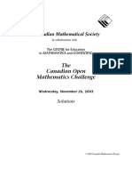 The Canadian Mathematical Society