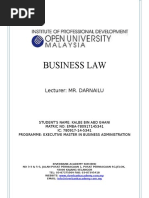 Business Law Assignment