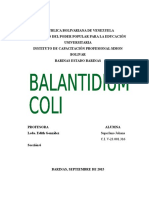 Balantidium Coli