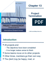 Project Management Chapter-13