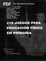 215 Juegos para Educación Física en Primaria - J. Ignacio Manzano PDF