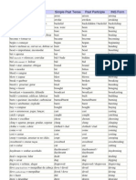 English - Irregular Verbs 1