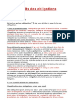 Droit Des Obligations 1