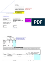 Completed Rajiv Gandhi College of Engineering Student Chapter Entry Financial Report