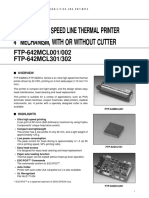 Thermal Printer Head ftp-642mcl001