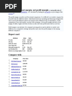 Profit Margin, Net Margin, Net Profit Margin