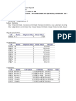 Cell Name Original Value Final Value