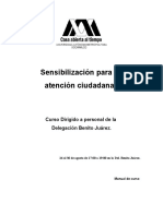 Sensibilización para La Atención Ciudadana (Manual Del Asistente)