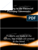 Branding in The Financial Planning Community