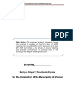 Proposed Property Standards By-Law