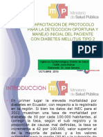 Detección Oportuna Diabetes Mellitus Octubre 2015