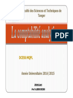 Comptabilité Analytique