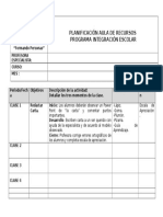 Formato Planificación Aula de Recursos