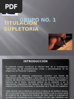 Titulacion Supletoria