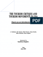 The Tourism Critique and Tourism Movements in Goa