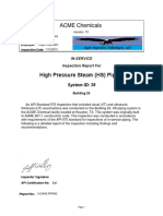 ACME Chemicals: High Pressure Steam (HS) Piping