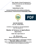 A Comparative Study of Seed Treatment of Indian Mustard