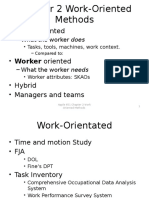 Chapter 2 Work-Oriented Methods